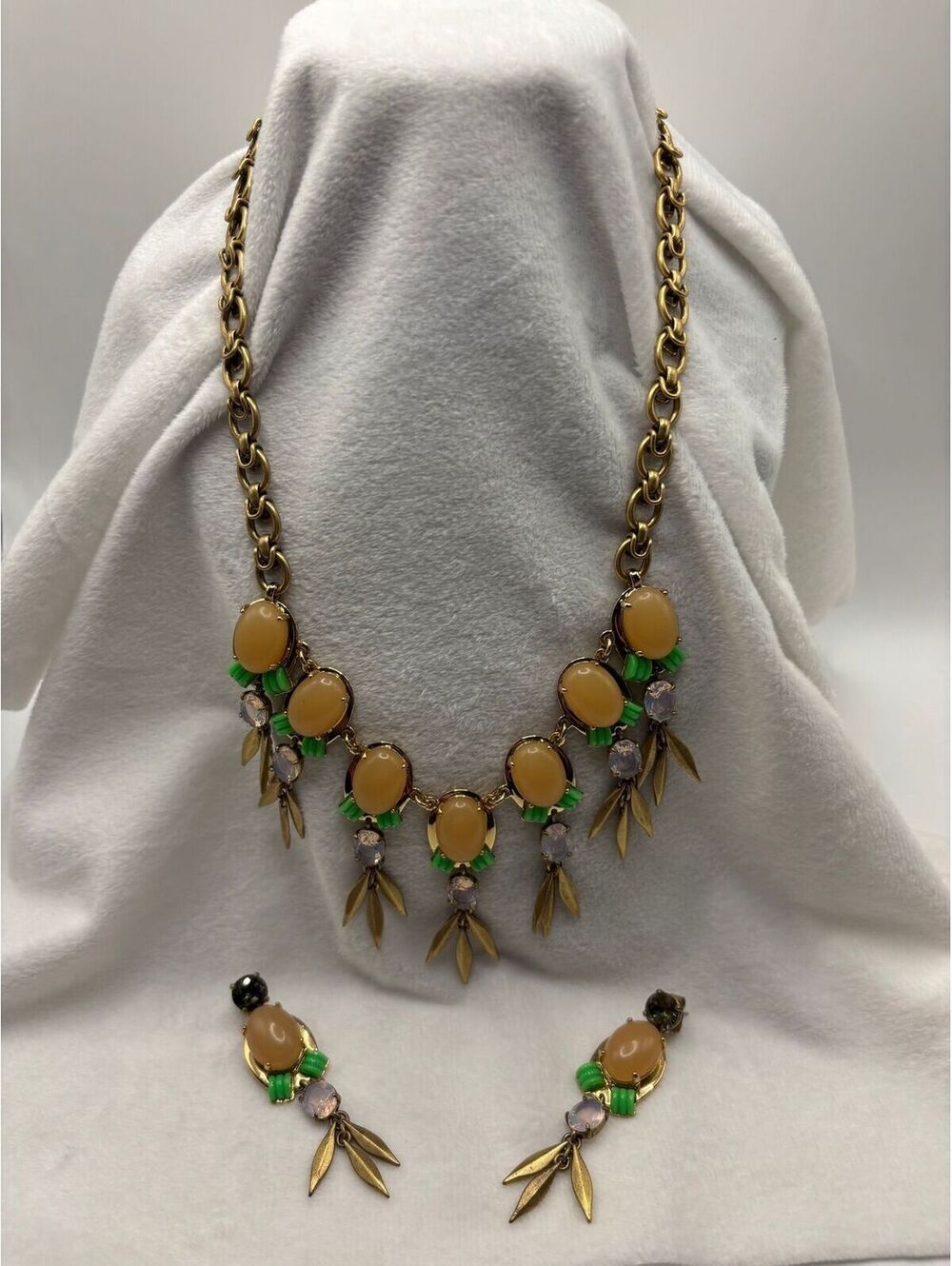 1990’s J Crew Pineapple Party Costume Jewelry Set